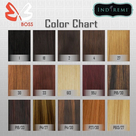 Bobbi Boss Indi Remi Virgin Natural Yaky Human Hair 14" Color 33 - Picture 5 of 5